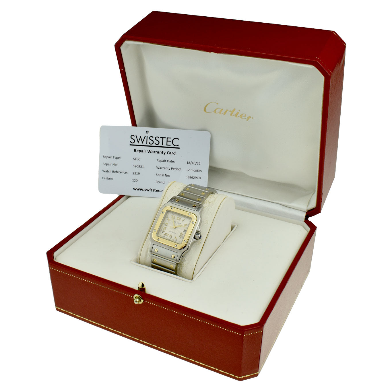 Cartier Santos Galbee Steel &amp; Gold Automatic W20041C4