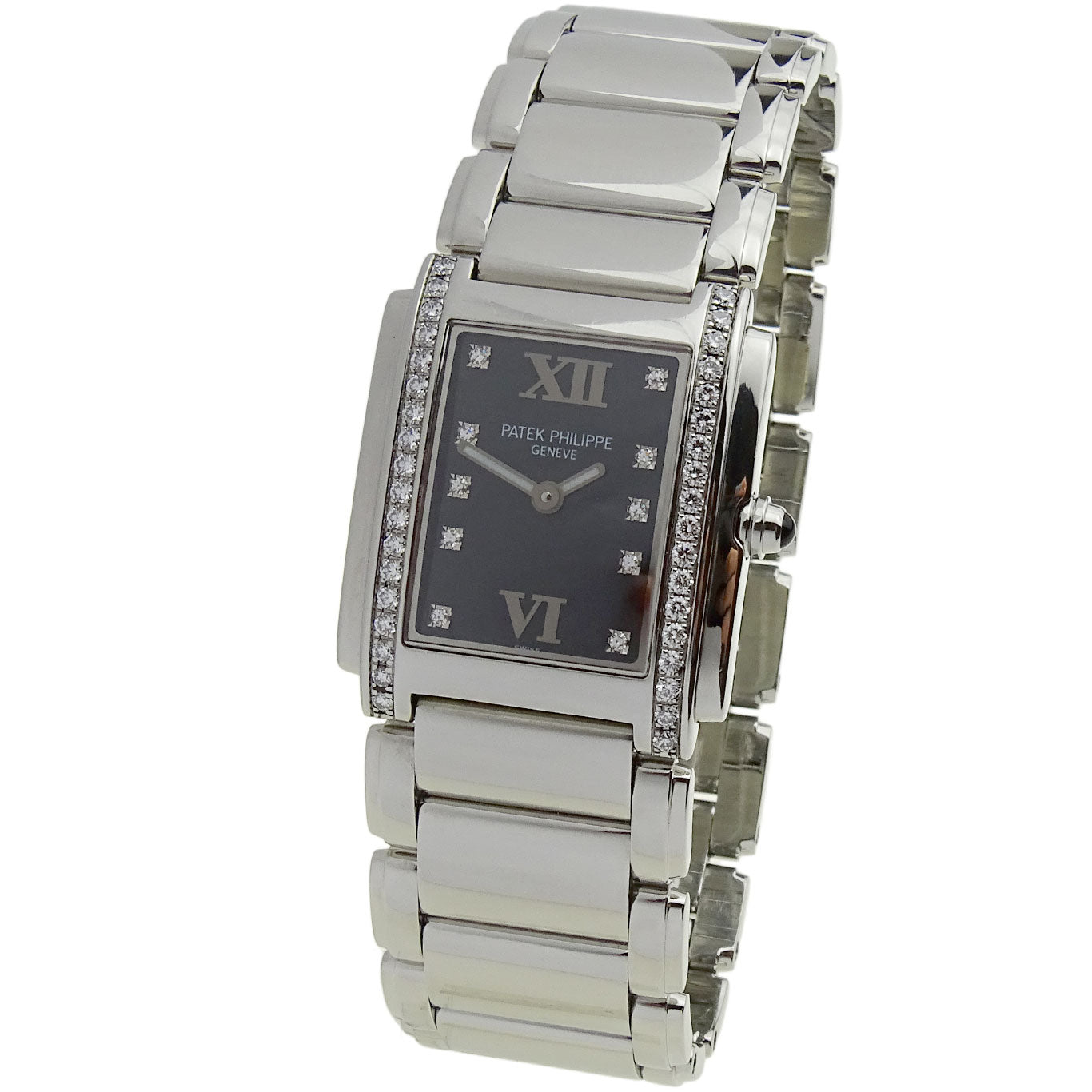 Patek Philippe Twenty-4 Stainless Steel Diamond Quartz 4910/10A