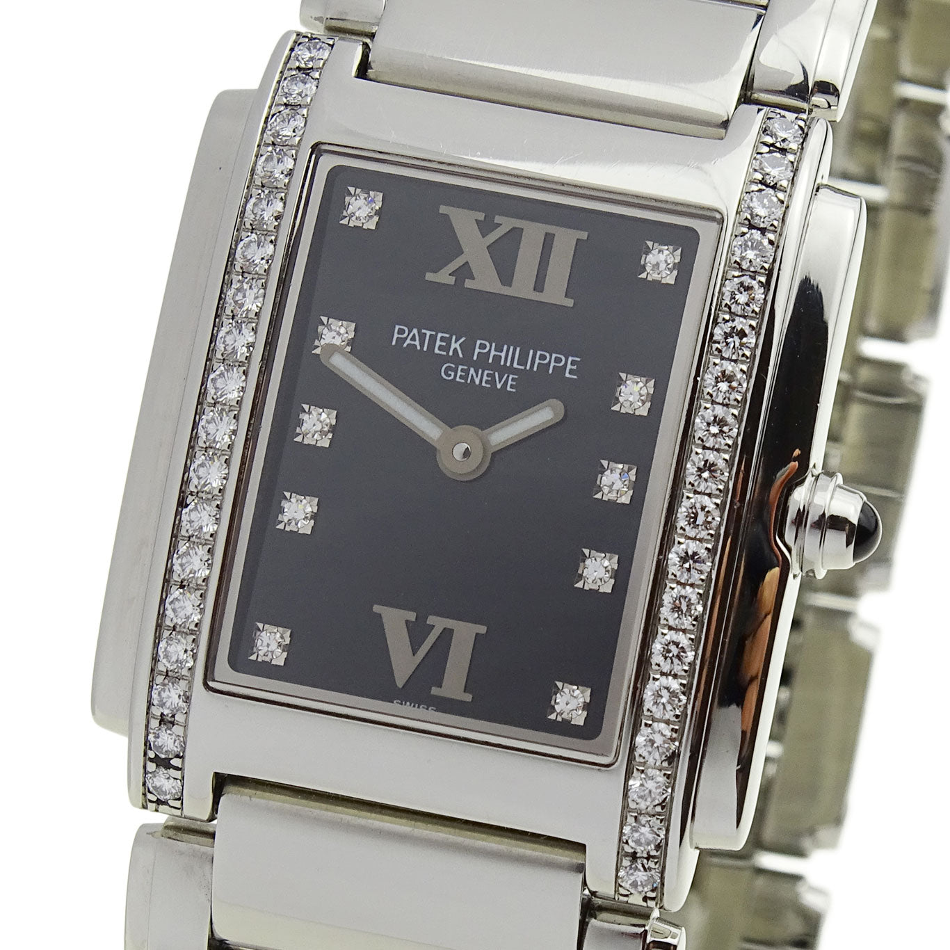 Patek Philippe Twenty-4 Stainless Steel Diamond Quartz 4910/10A