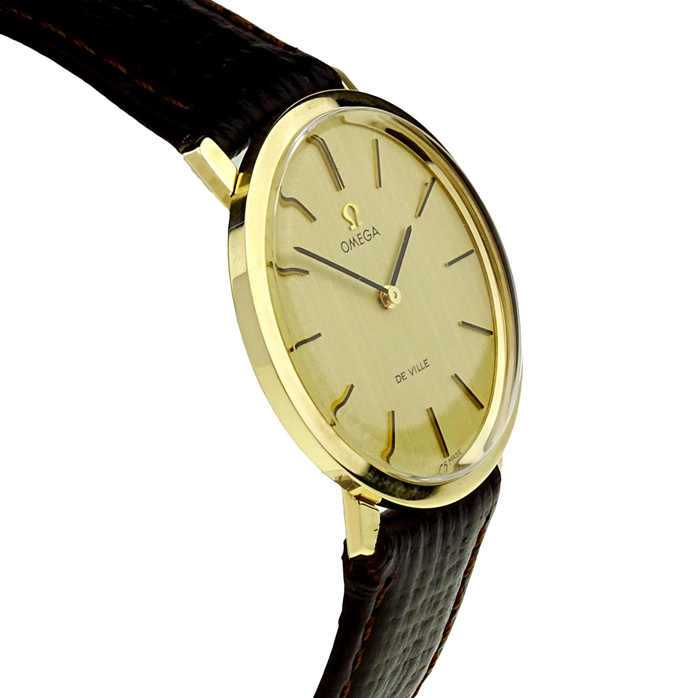 Omega De Ville Vintage 9ct Gold Mechanical