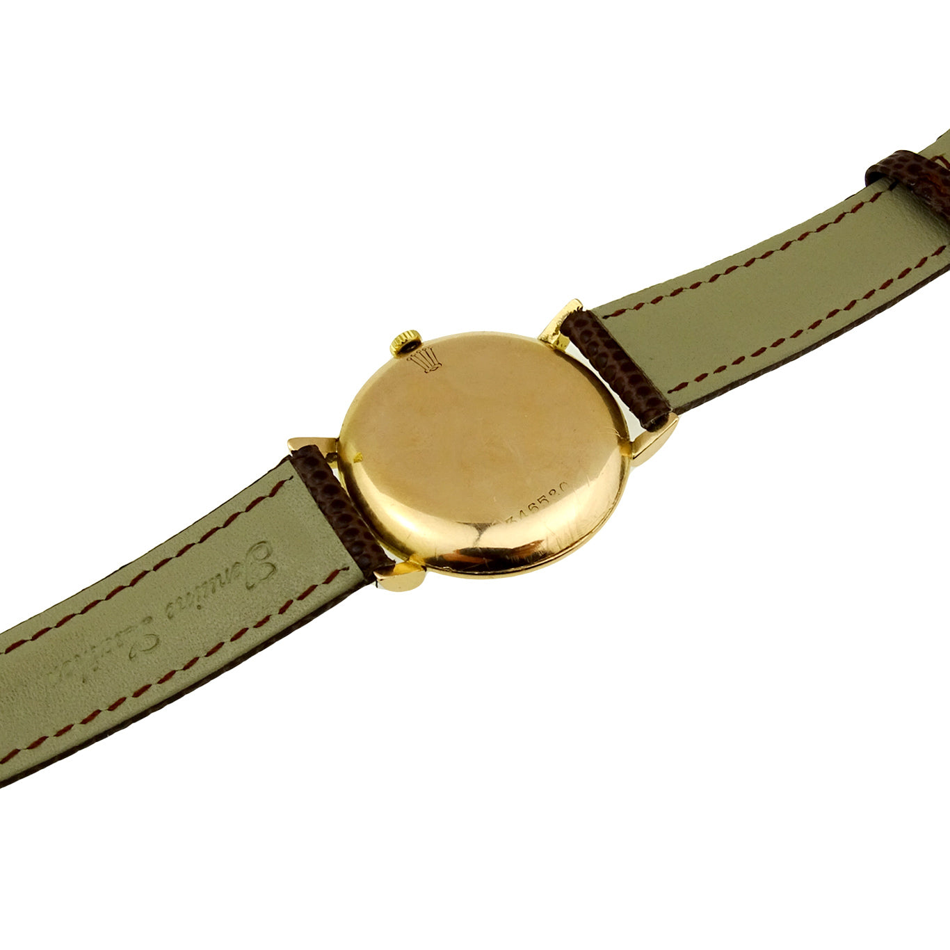 Rolex Shock-Resisting Vintage 18k Gold Mechanical