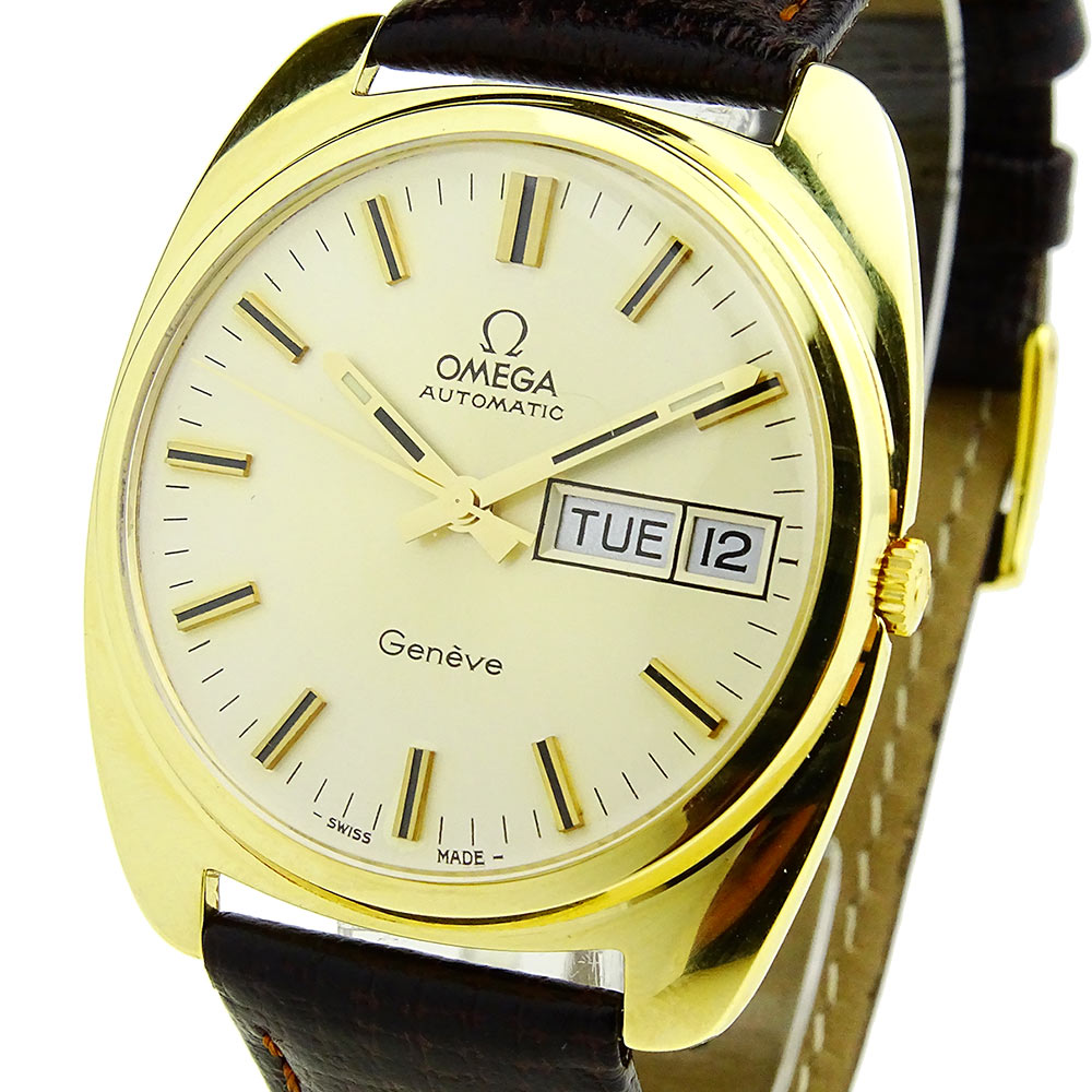Omega Geneve Vintage 18ct Gold Automatic