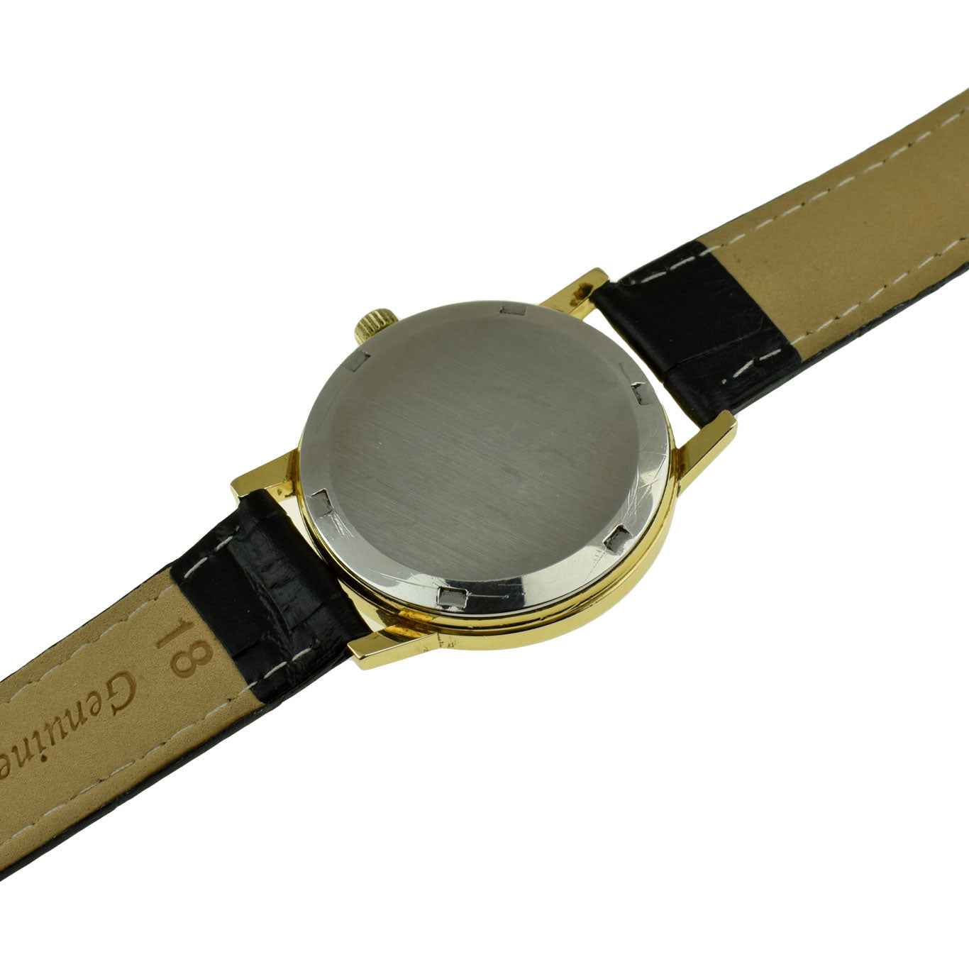Omega Geneve Gold Plate Mechanical Wristwatch