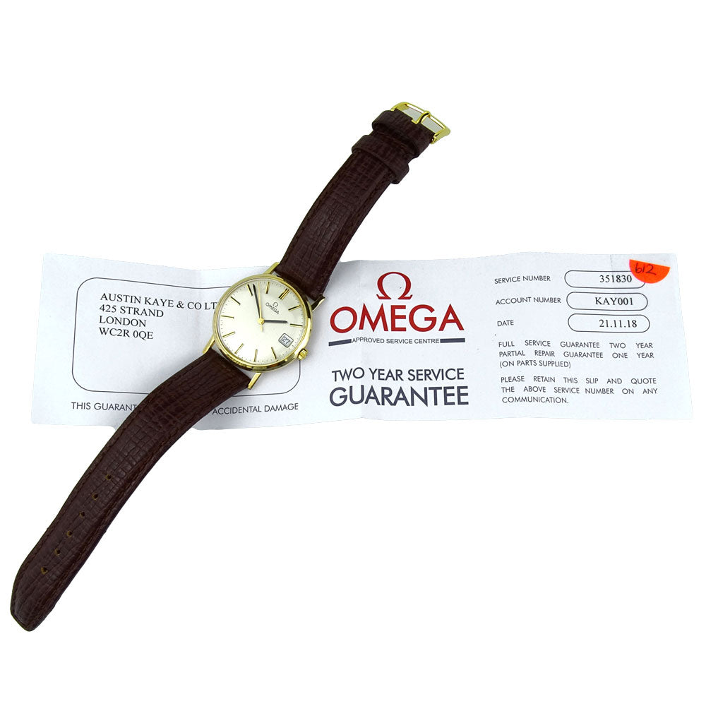Omega Vintage 9ct Gold Mechanical