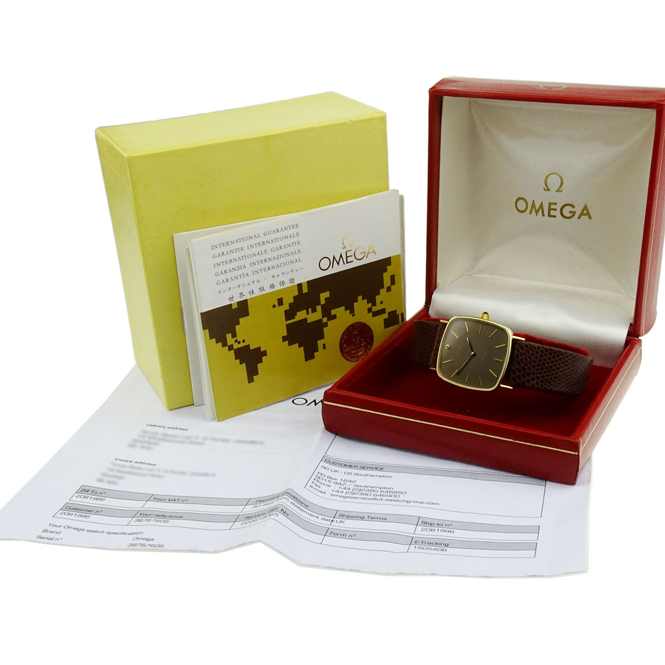 Omega De Ville 9ct Gold Mechanical