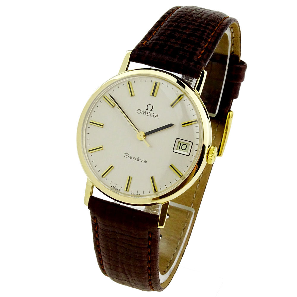 Omega Geneve Vintage 9ct Gold Mechanical