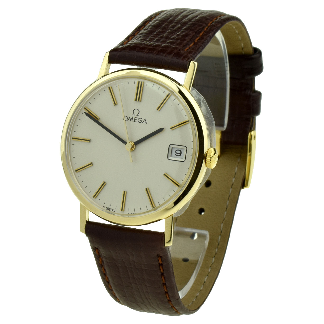 Omega Vintage 9ct Gold Mechanical