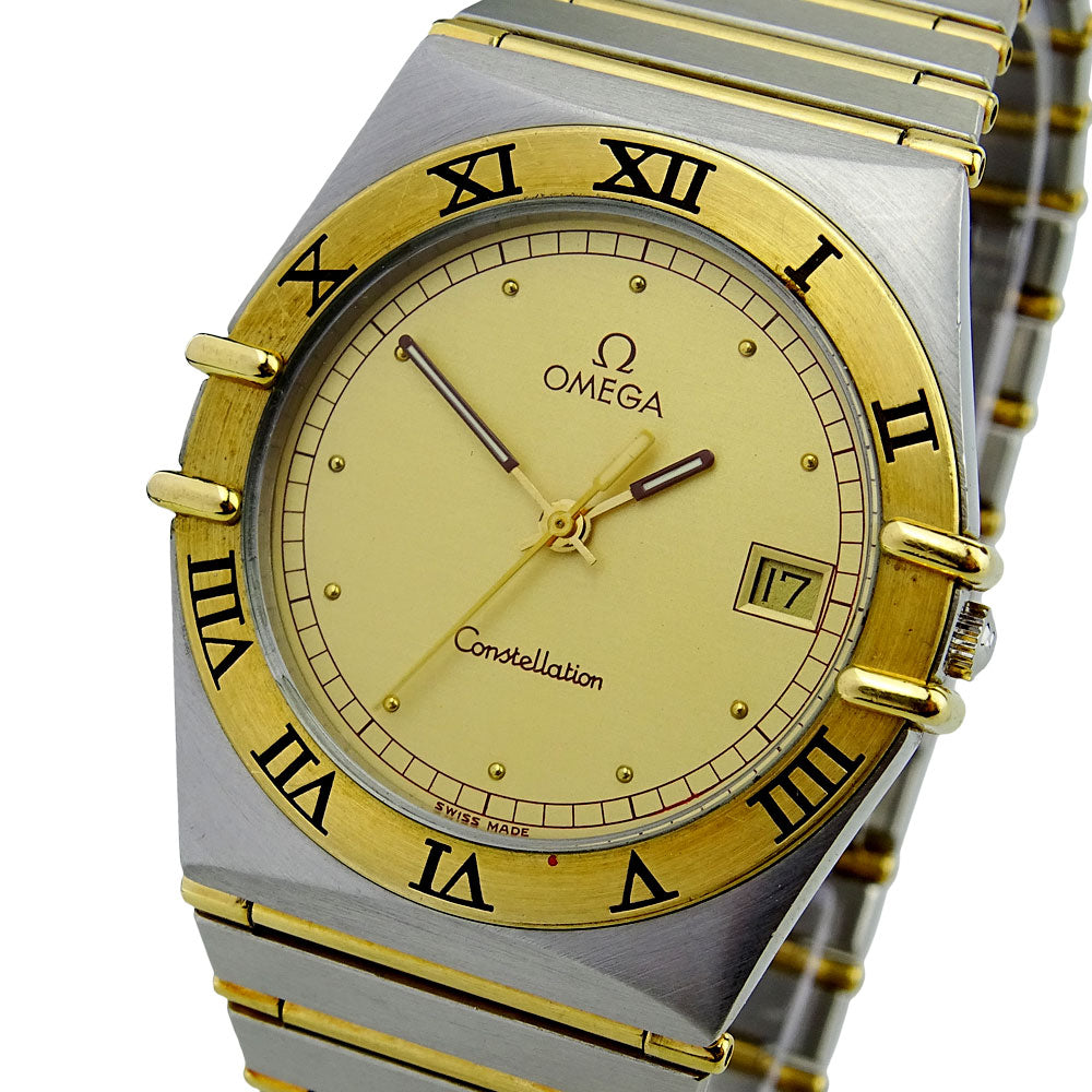 Omega Constellation Steel and Gold Quartz 396.1070