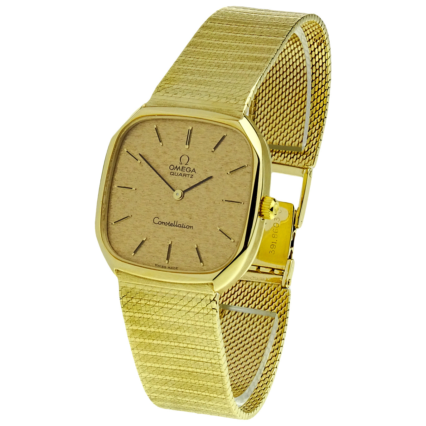 Omega Constellation 18ct Gold Quartz Wristwatch