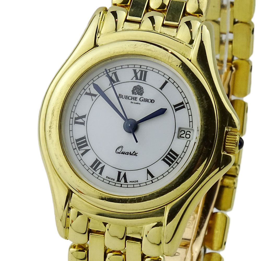 Bueche-Girod Ladies 18ct Gold Quartz