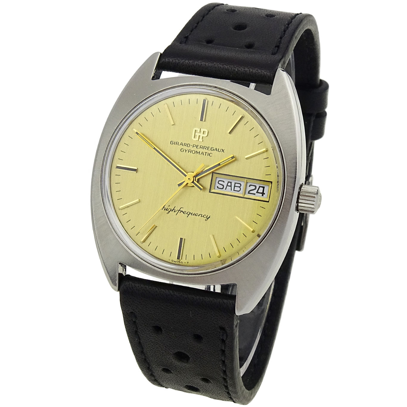 Girard Perregaux Gyromatic High Frequency Day Date