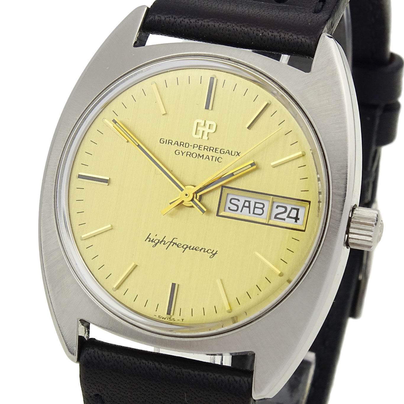 Girard Perregaux Gyromatic High Frequency Day Date