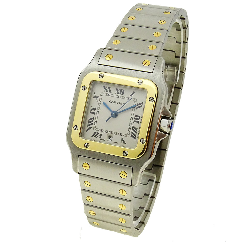 Cartier Santos Galbee Steel &amp; Gold Quartz W20011C4