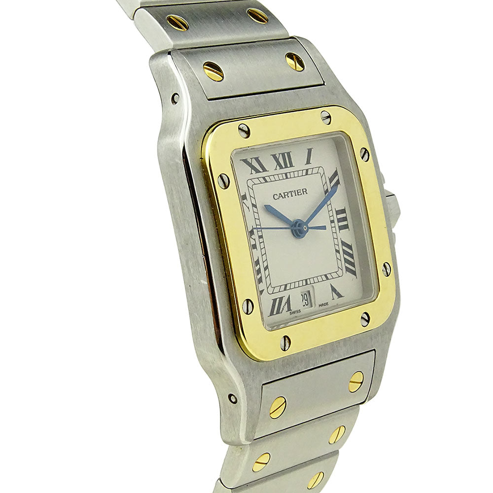 Cartier Santos Galbee Steel &amp; Gold Quartz W20011C4