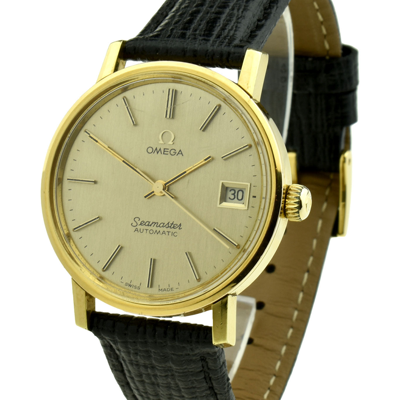 Omega Vintage Gold Plate Automatic Wristwatch