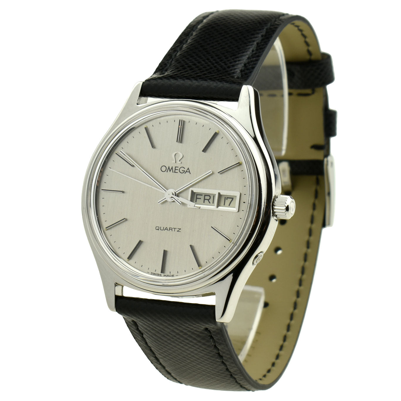 Omega Geneve Day-Date Vintage Quartz Wristwatch