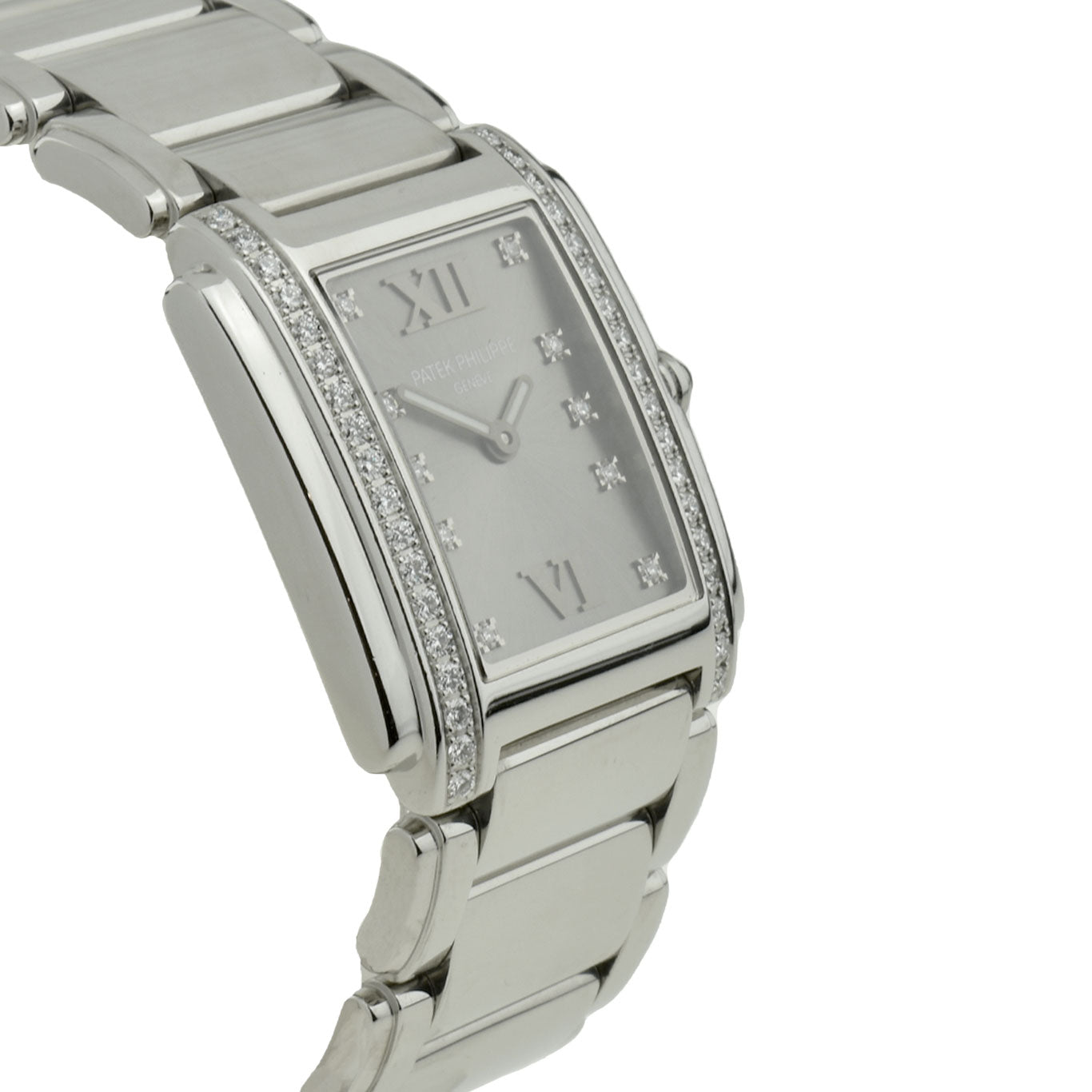 Patek Philippe Twenty-4 Stainless Steel Diamond Set Quartz 4910/010