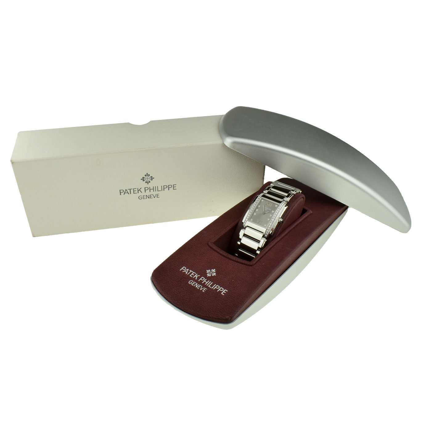 Patek Philippe Twenty-4 Stainless Steel Diamond Set Quartz 4910/010