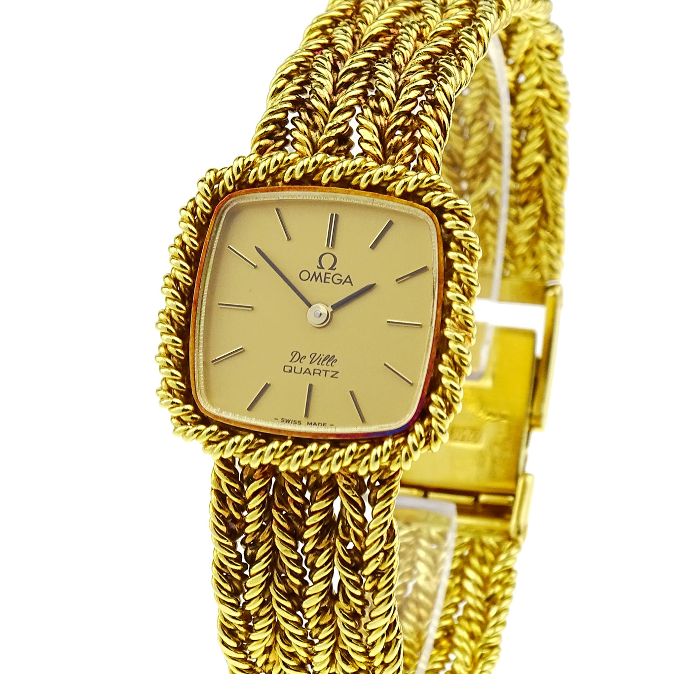 Omega Ladies De Ville 18ct Gold Quartz Wristwatch