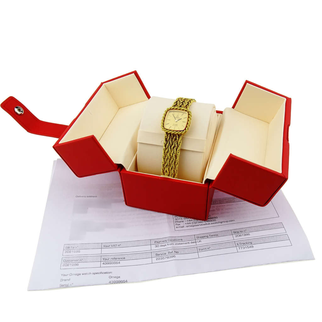Omega Ladies De Ville 18ct Gold Quartz Wristwatch