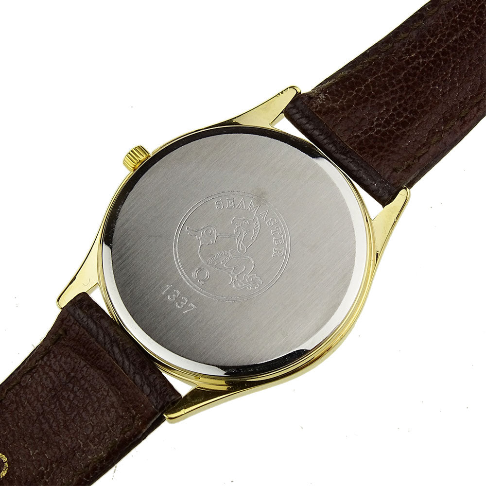 Omega Seamaster Quartz Gold Plate