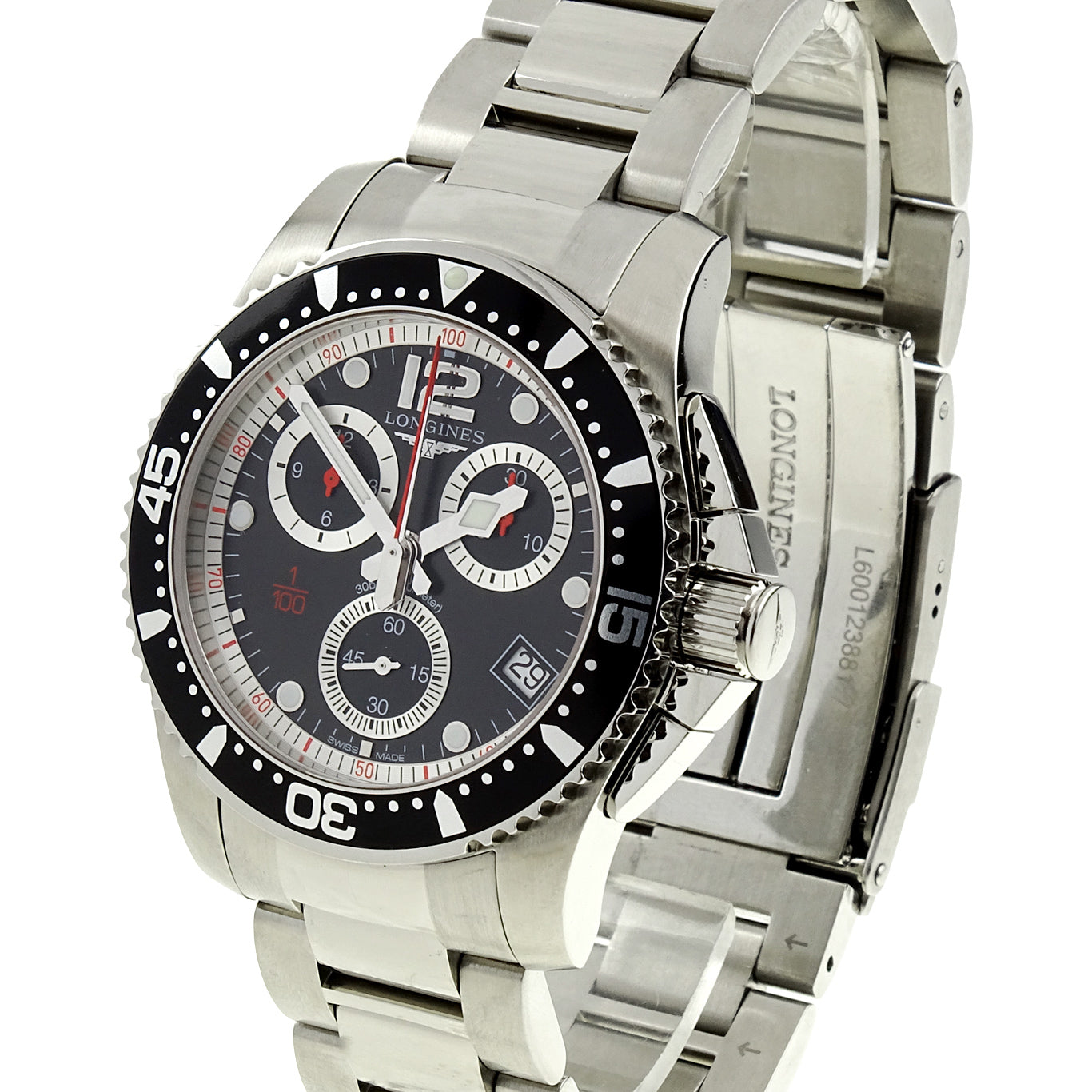 Longines HydroConquest Quartz Chronograph L3.743.4.56.6