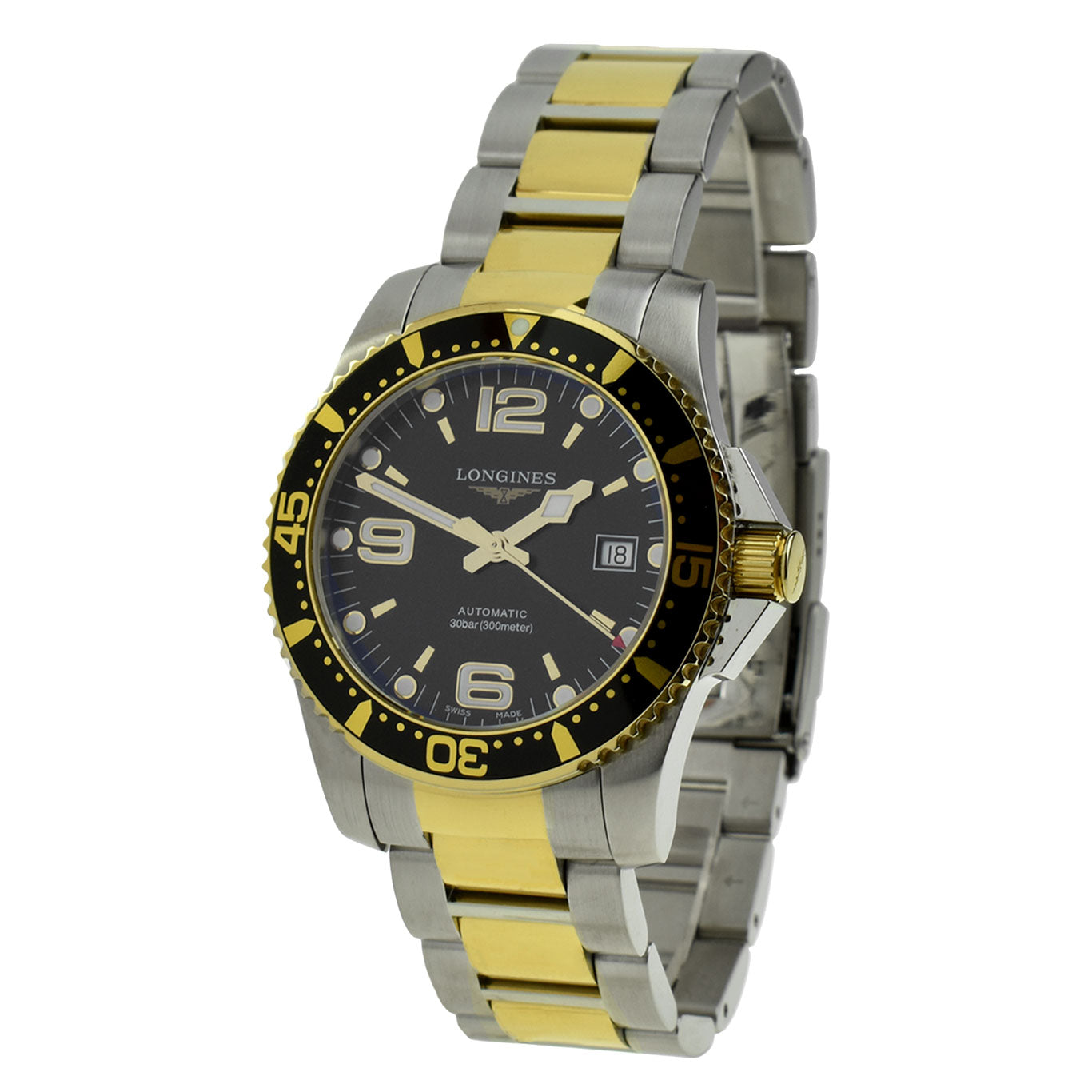 Longines Hydro Conquest Steel &amp; Gold Automatic L3.742.3.56.7