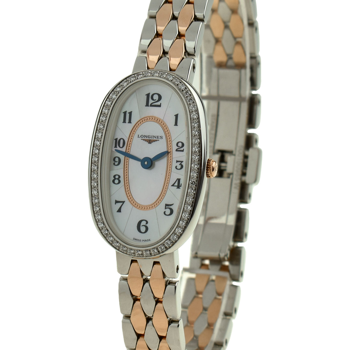 Longines Symphonette Steel &amp; Rose Gold Diamond Set L2.305.5