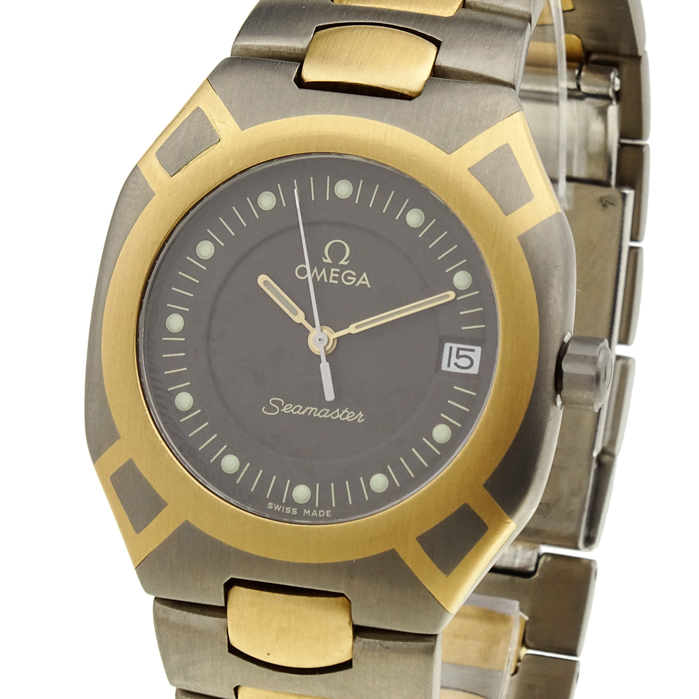 Omega Seamaster Polaris Titanium &amp; Gold Quartz