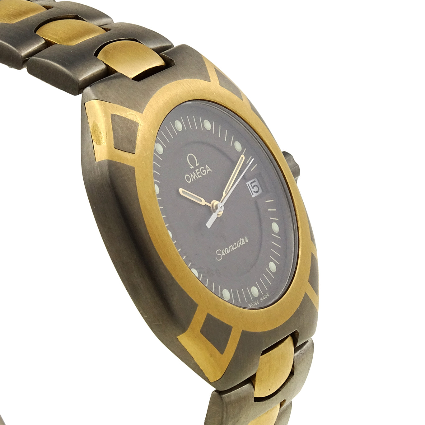 Omega Seamaster Polaris Titanium &amp; Gold Quartz
