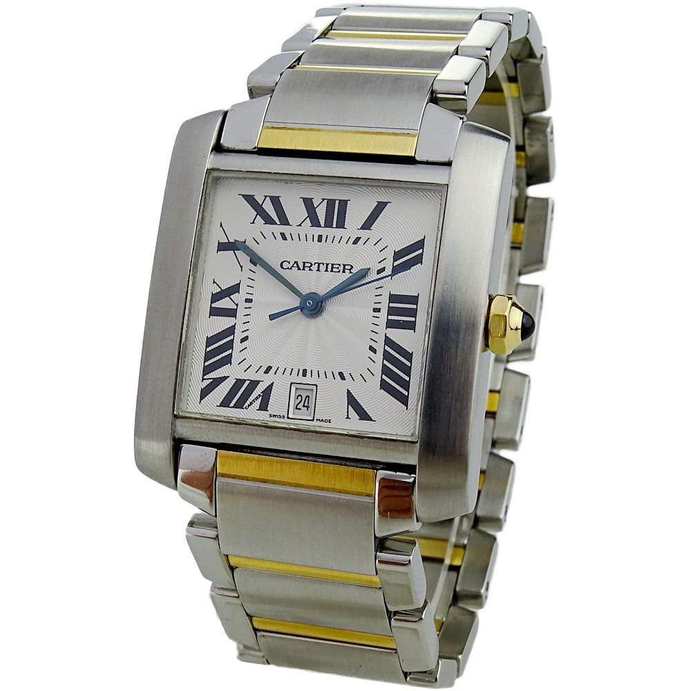 Cartier Tank Francaise Steel &amp; Gold Gents Automatic W51005Q4