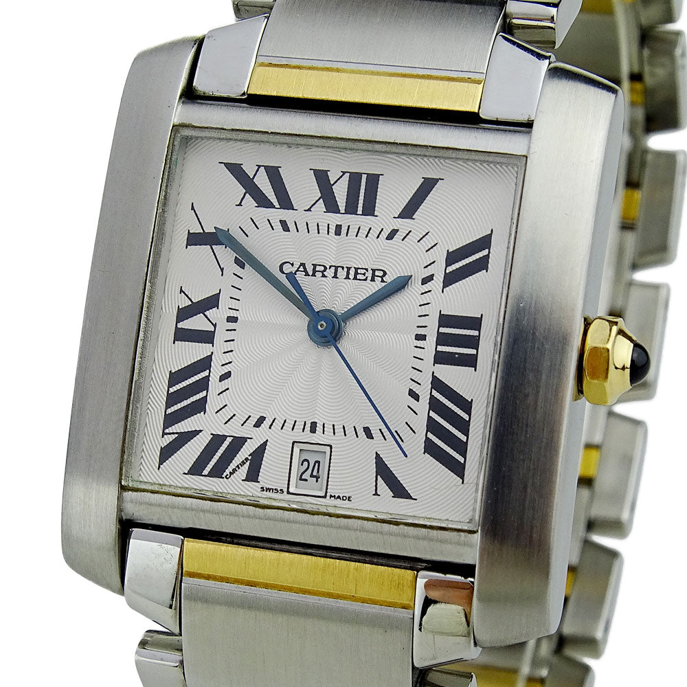 Cartier Tank Francaise Steel &amp; Gold Gents Automatic W51005Q4