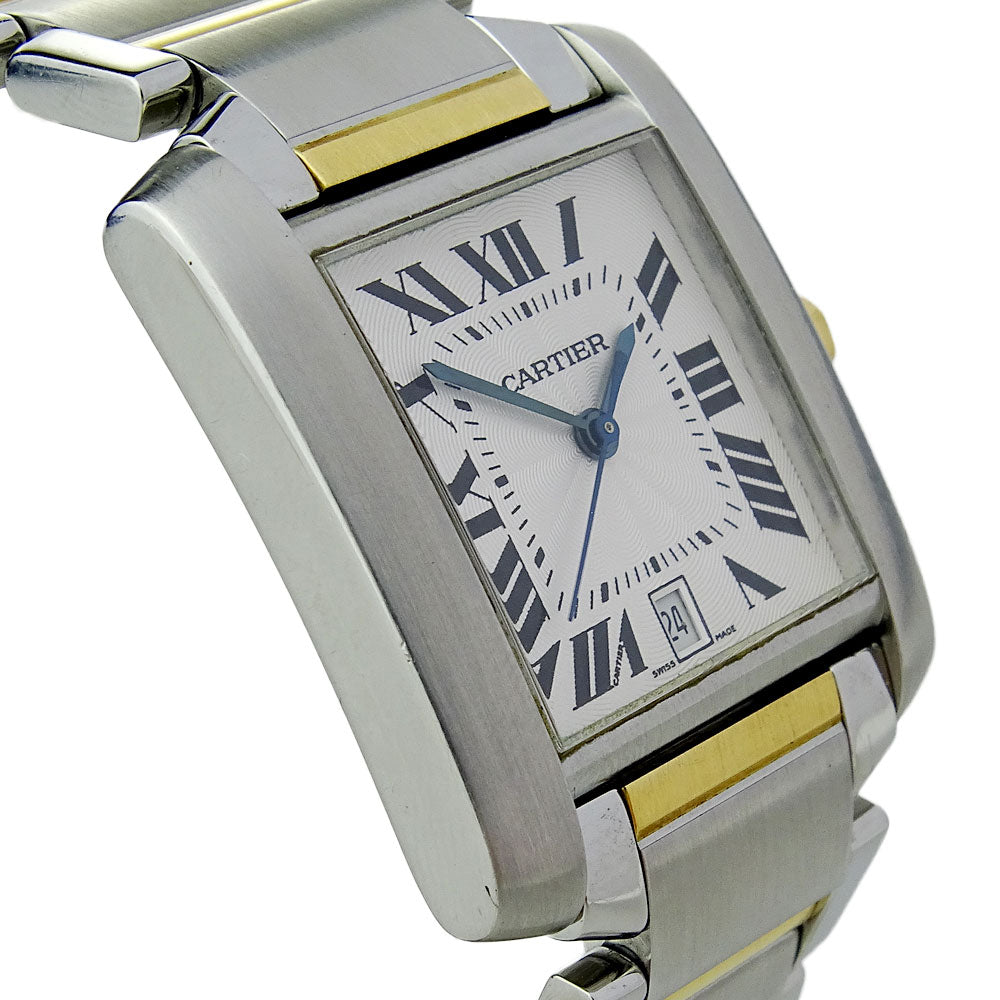 Cartier Tank Francaise Steel &amp; Gold Gents Automatic W51005Q4