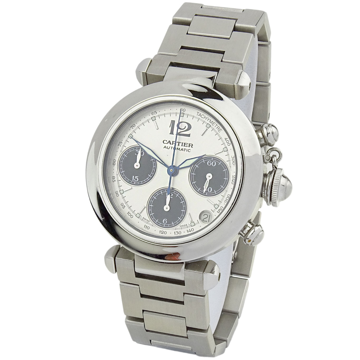 Cartier Pasha C Stainless Steel Automatic W31048M7