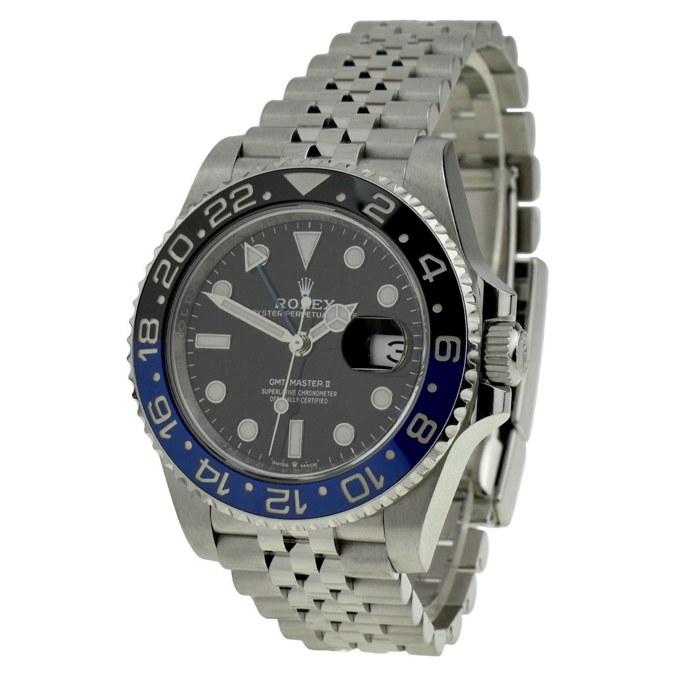 Rolex GMT Master II Oyster Perpetual ‘Batgirl’ 126710BLNR at Parkers Jewellers
