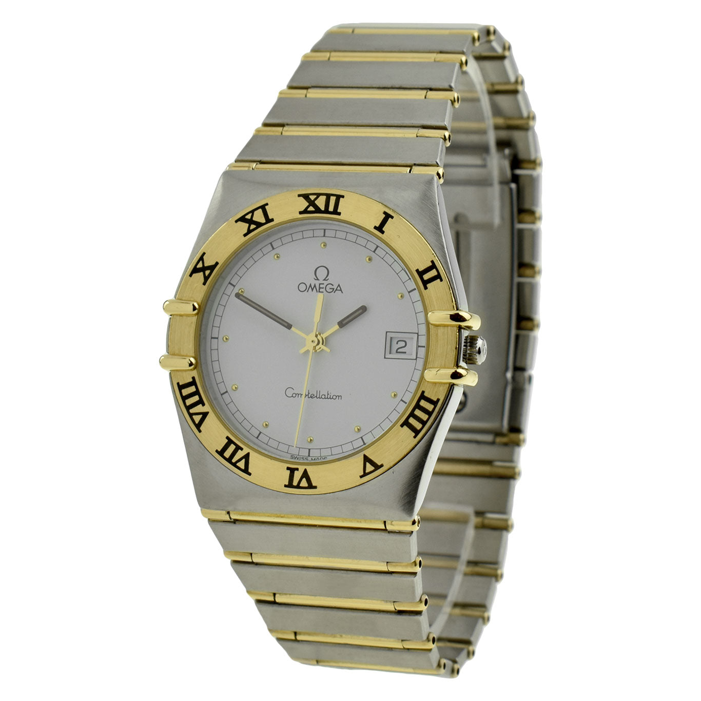 Omega Constellation Stainless Steel and Gold Quartz 1210.20.00