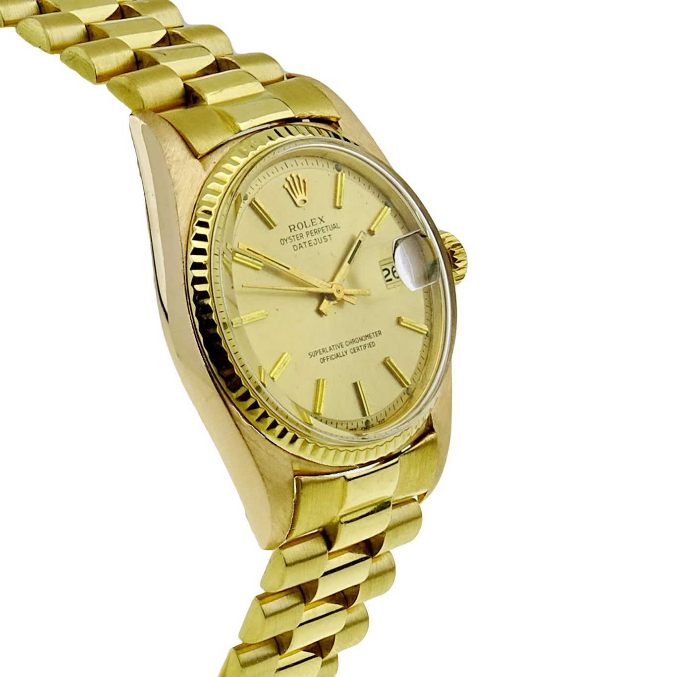 Rolex Datejust Oyster Perpetual 18k Gold 1601