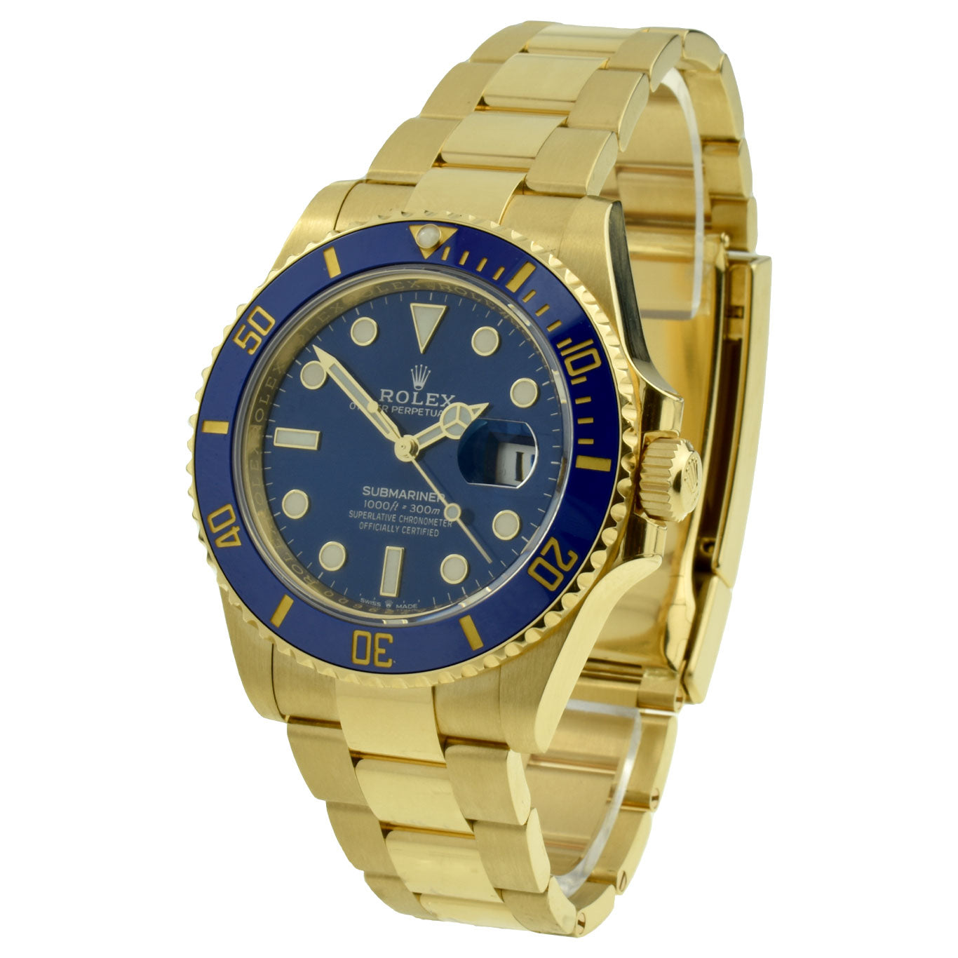 Rolex Submariner 41 Oyster Perpetual 18ct Gold 126618LB at Parkers Jewellers