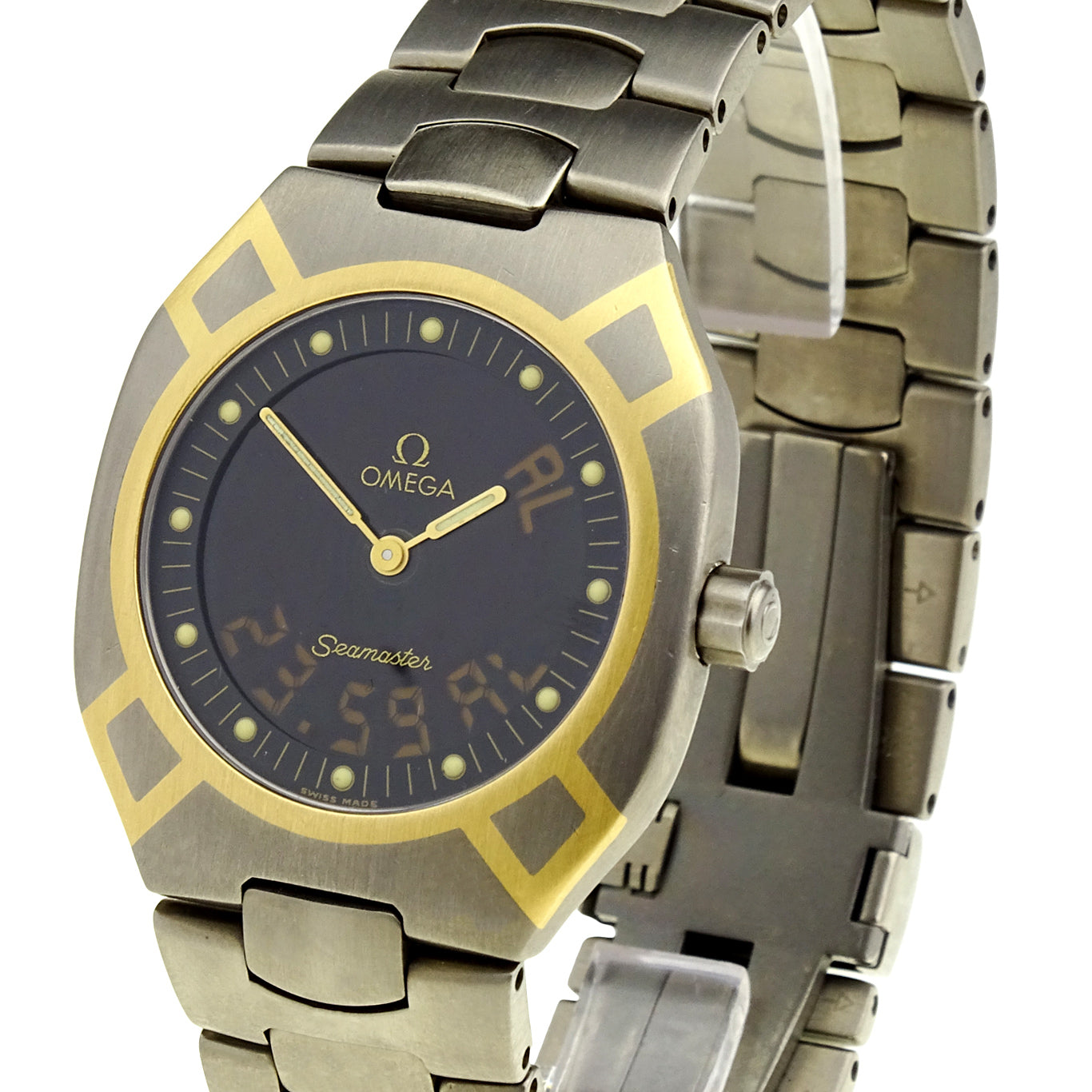 Omega Seamaster Polaris Titanium &amp; Gold Multifunction Quartz 5845.50.00
