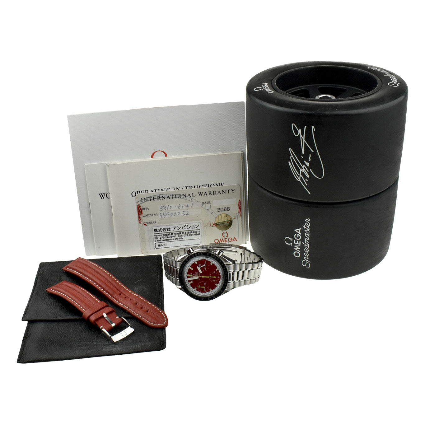 Omega Speedmaster Reduced "Schumacher" 3810.61.41