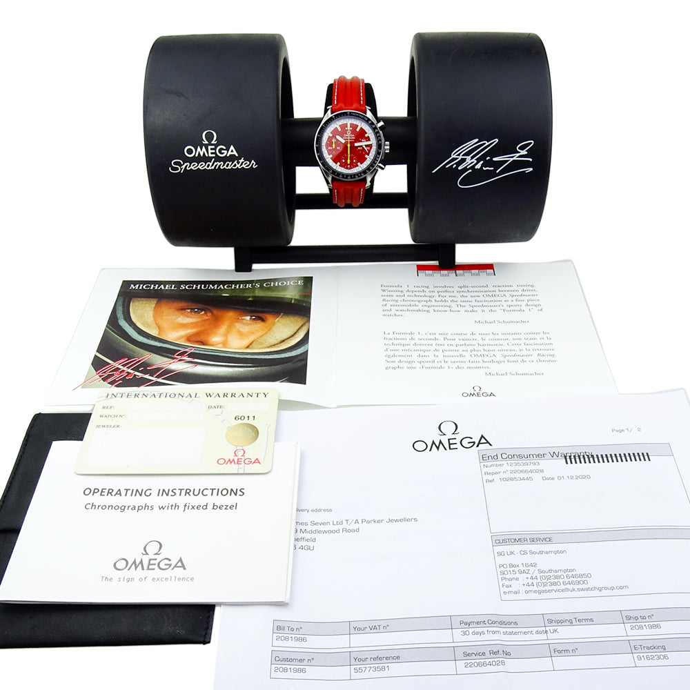 Omega Speedmaster Reduced "Schumacher" 3810.61.41