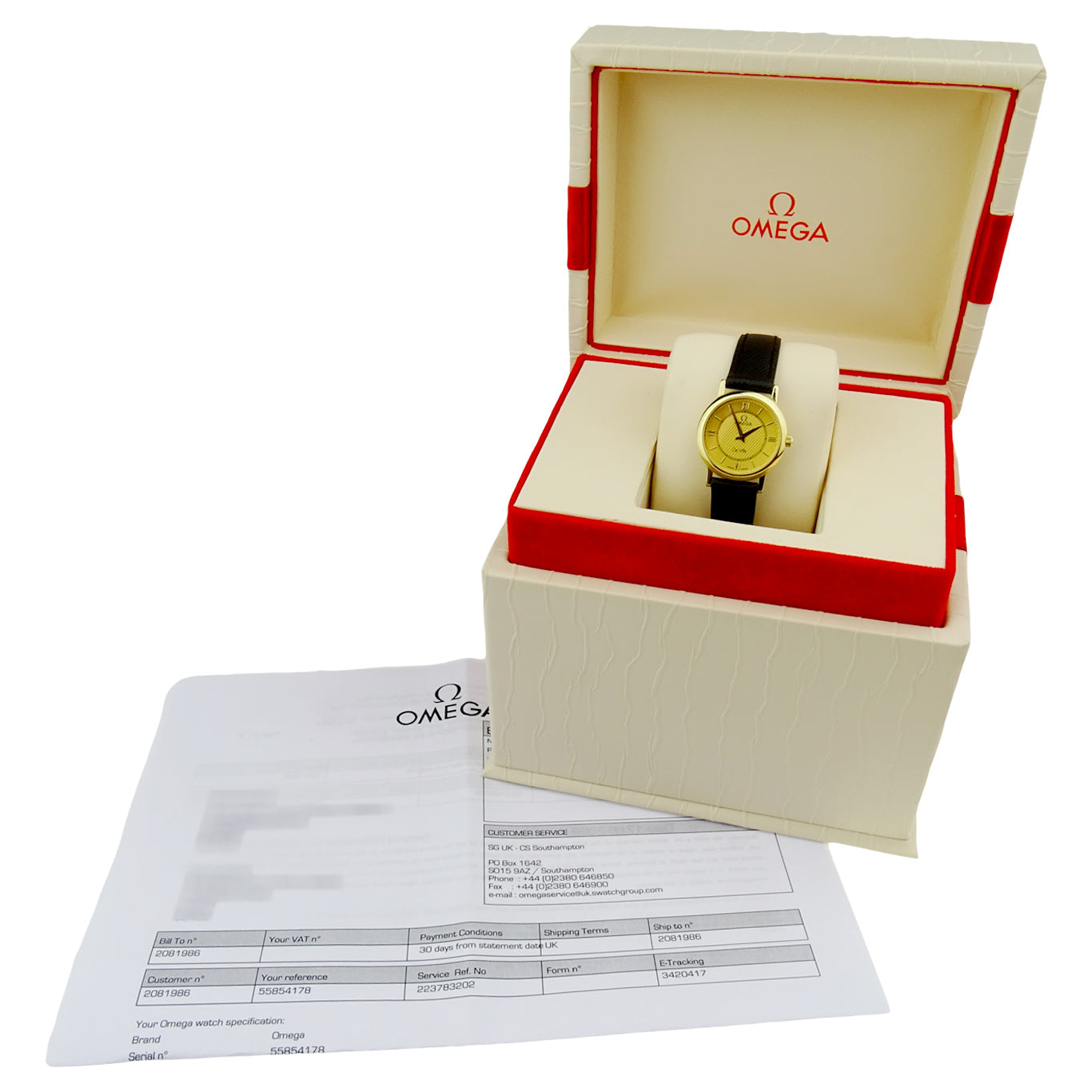 Omega Lady DeVille 18k Gold 7360.14.12