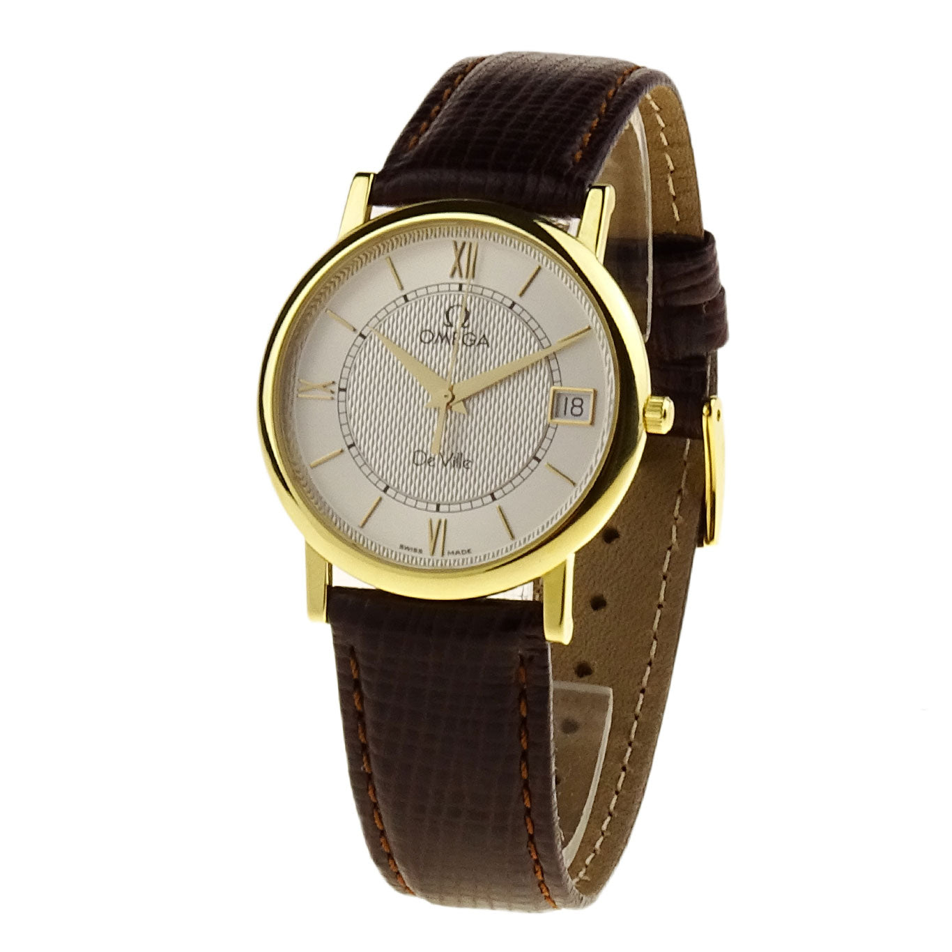 Omega De Ville Prestige 18ct Gold Quartz