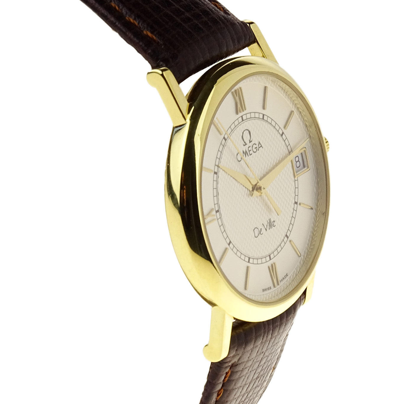 Omega De Ville Prestige 18ct Gold Quartz
