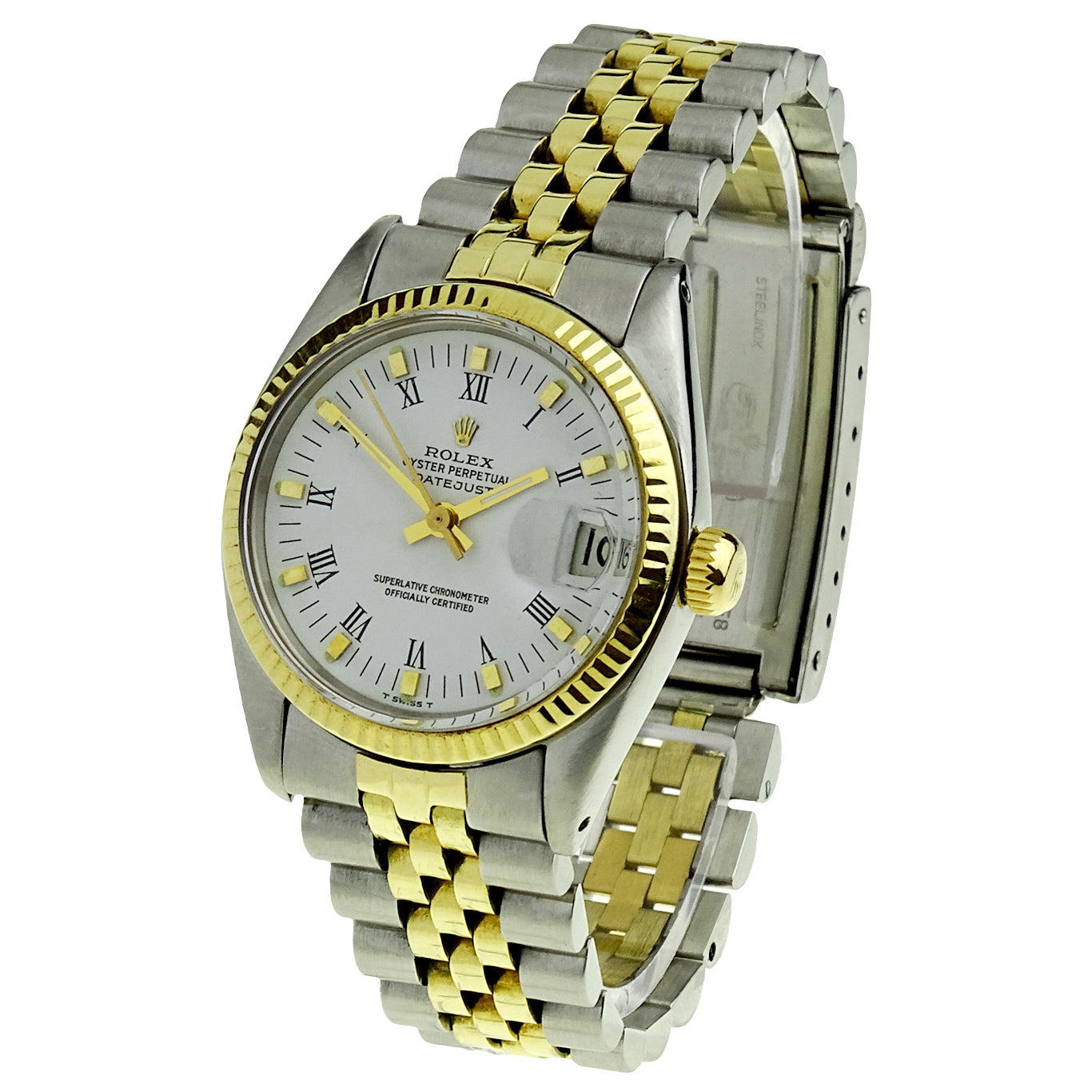 Rolex Datejust Steel & Gold Mid-Size 6827 at Parkers Jewellers