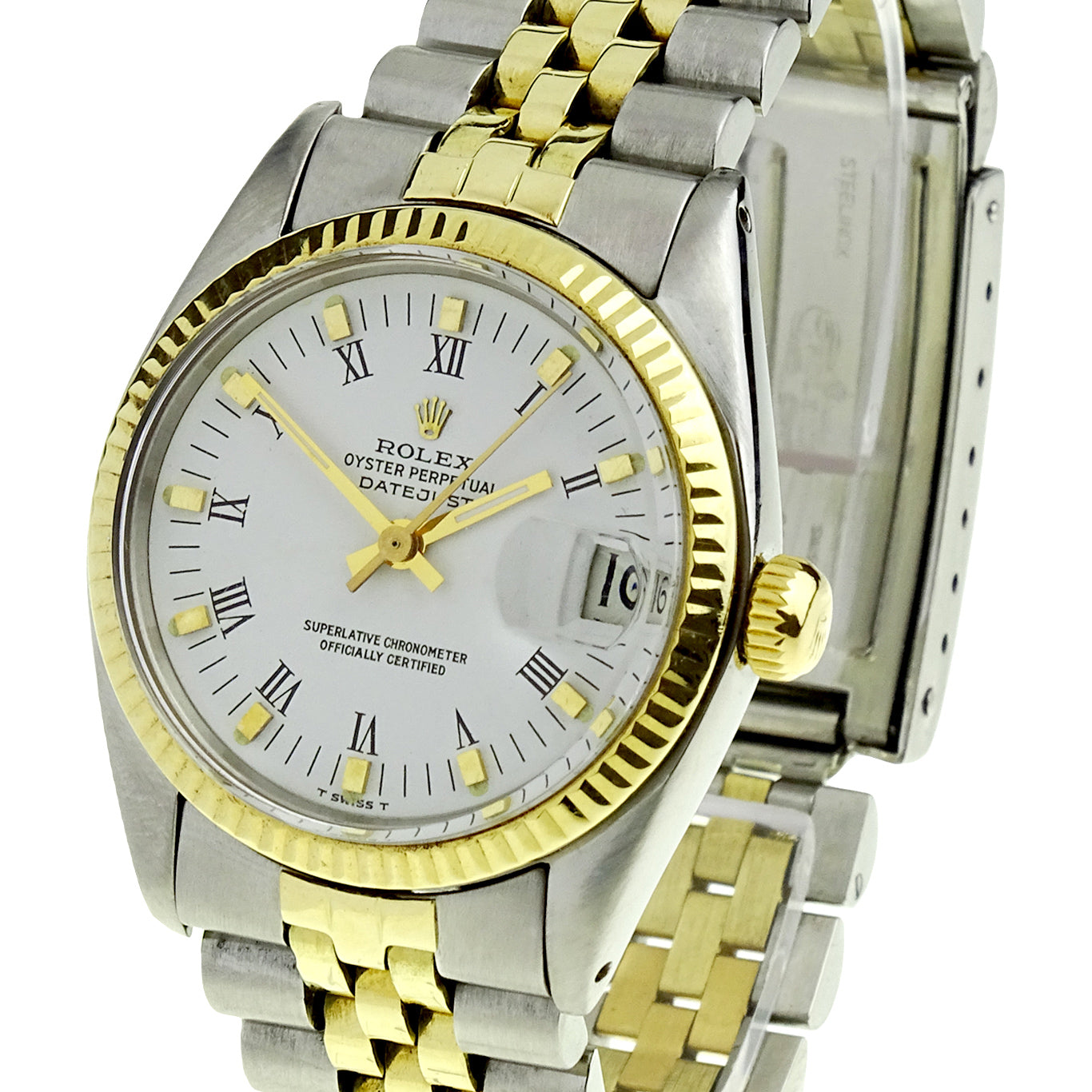 Rolex Datejust Steel &amp; Gold Mid-Size 6827