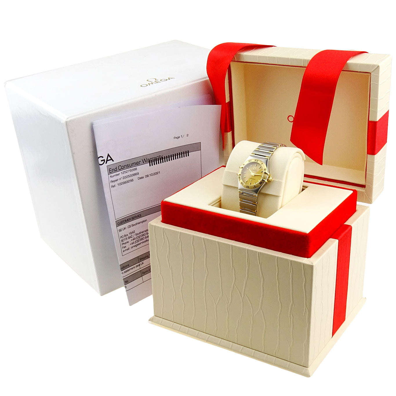 Omega Constellation Steel and Gold Quartz 1362.10.00