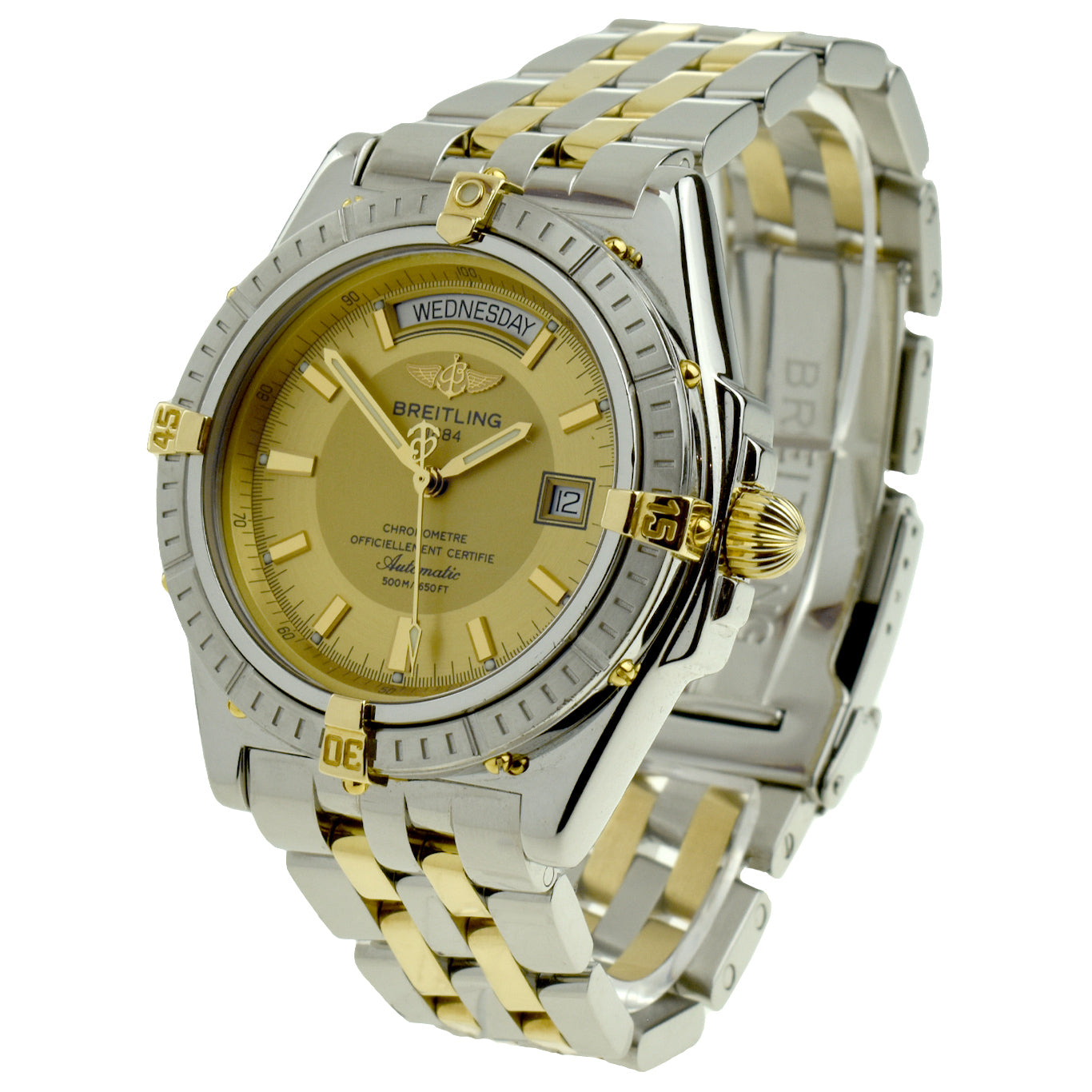 Breitling Windrider Headwind Stainless Steel &amp; Gold B45355