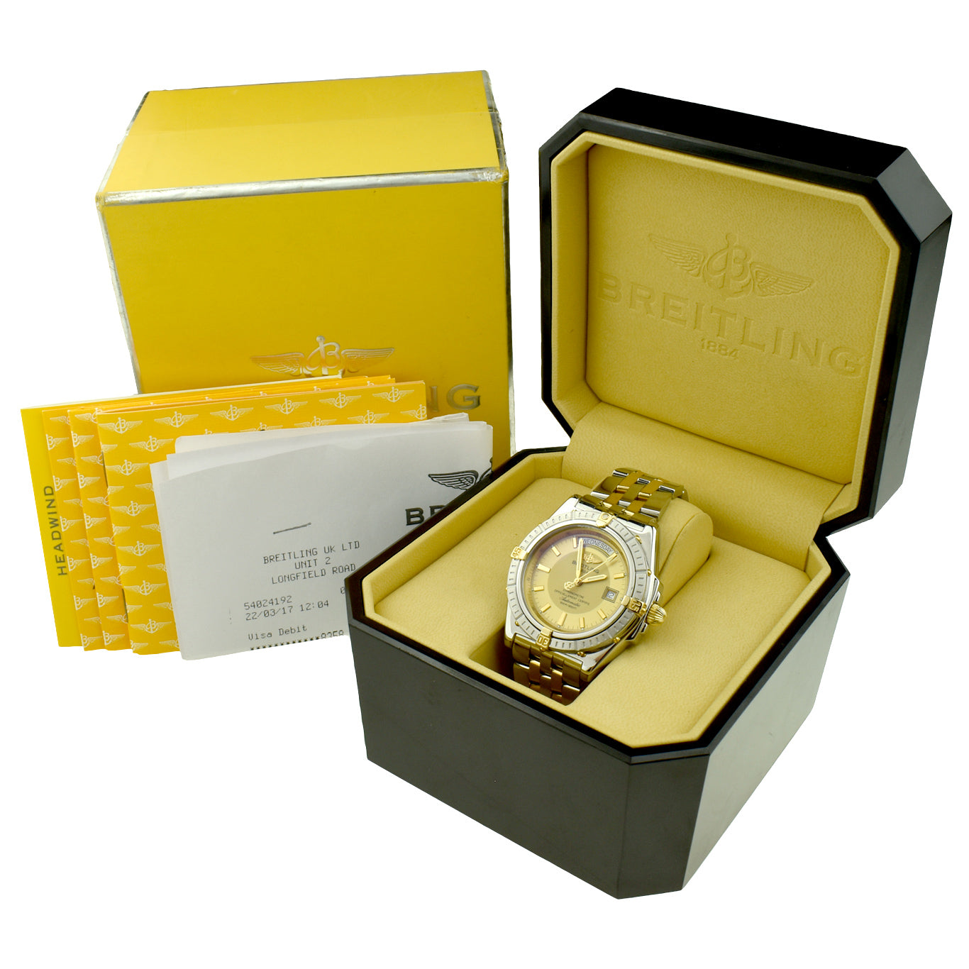 Breitling Windrider Headwind Stainless Steel &amp; Gold B45355