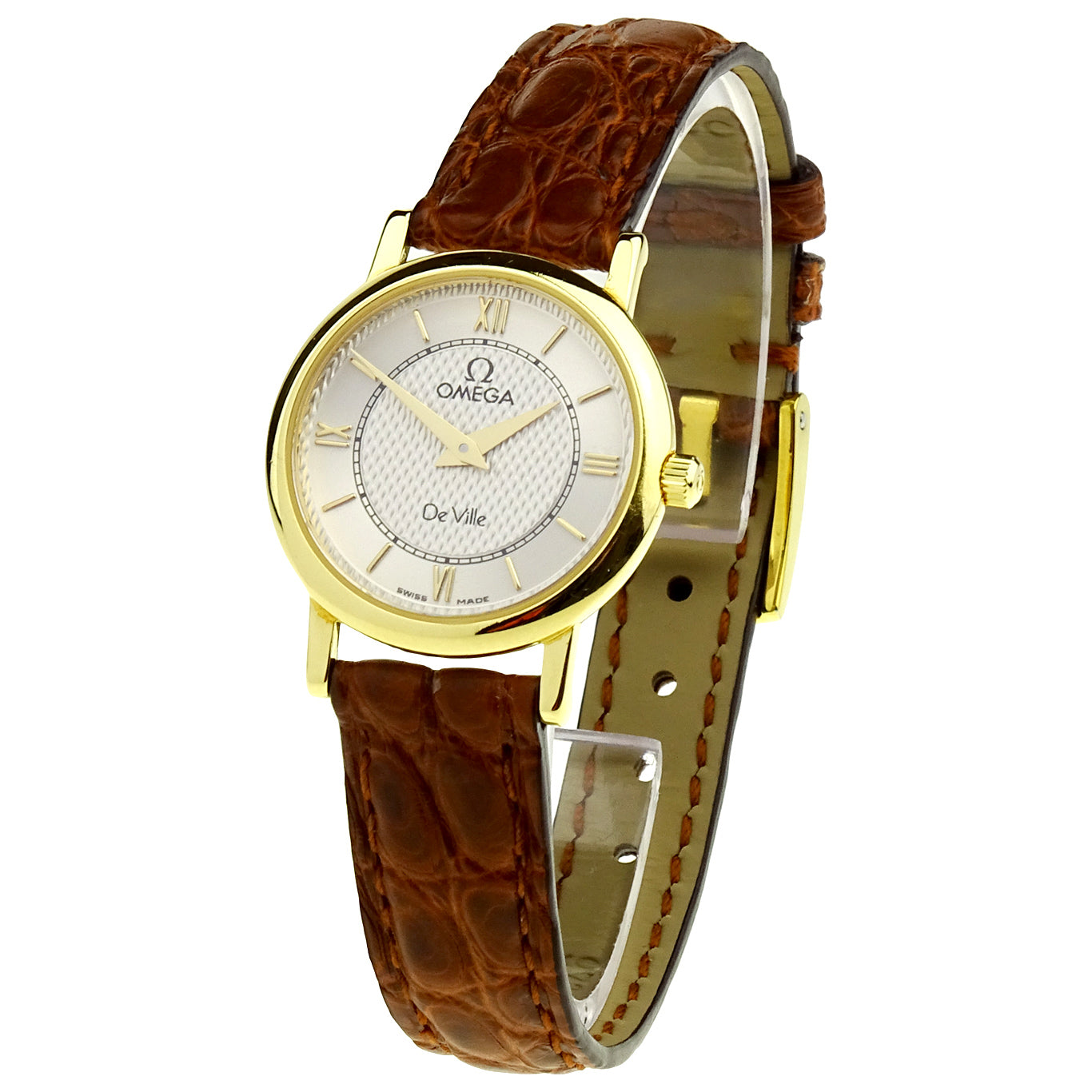 Omega Lady DeVille Classic 18k Gold